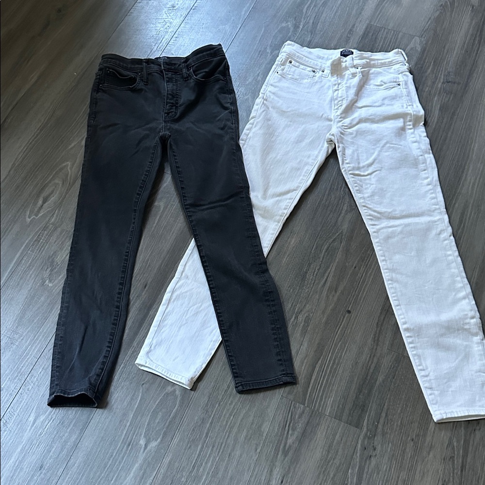 J. Crew 9" mid-rise skinny jean in signature stretch - size 27